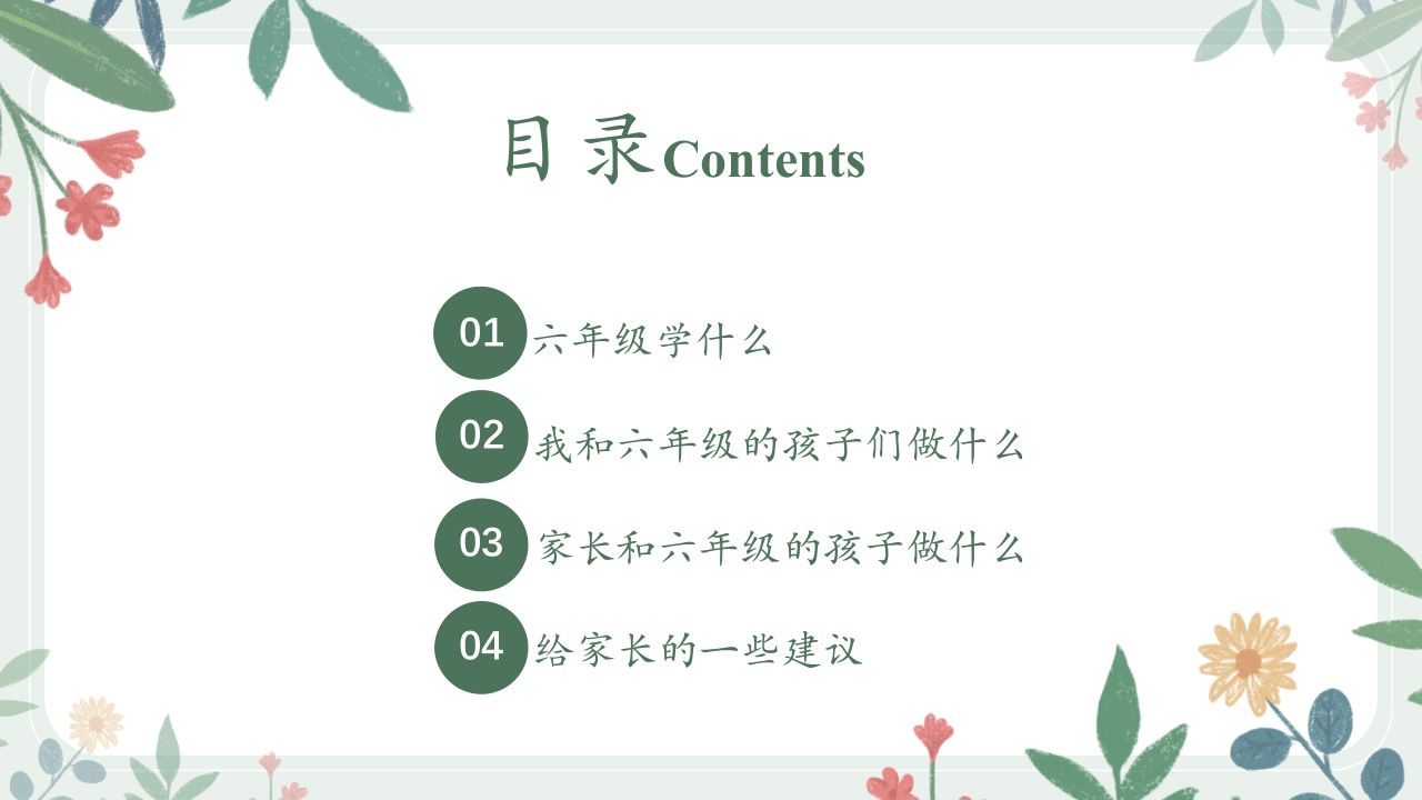 图片[2]-花六年级英语家长会最终-资源基地