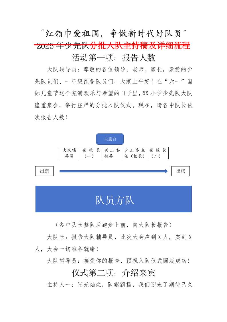 2.红领巾爱祖国分批入队主持稿及详细流程-资源基地